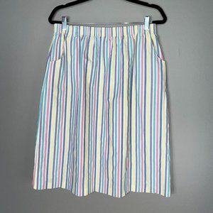 Vintage Ermané Striped Skirt